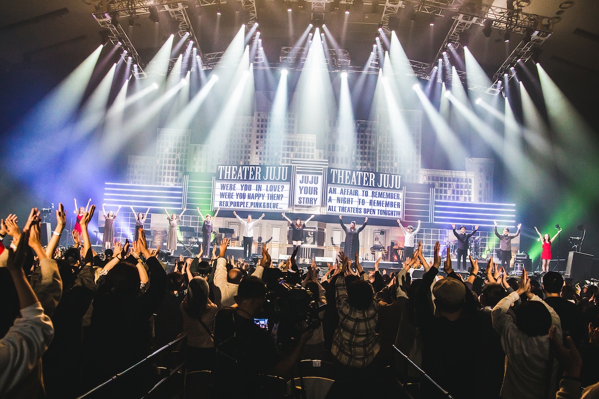 「JUJU ARENA TOUR 2021 YOUR STORY」北海道 北海道立総合体育センター 北海きたえーる公演の様子。