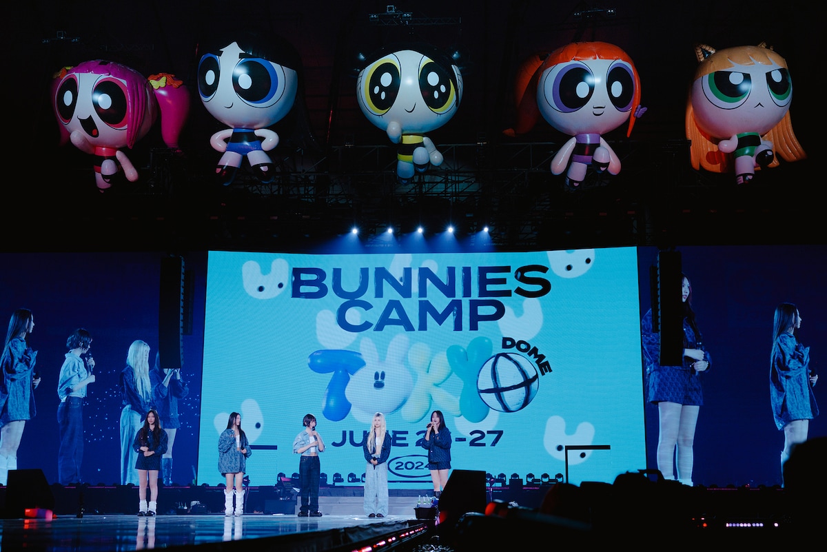 「NewJeans Fan Meeting 'Bunnies Camp 2024 Tokyo Dome'」の様子。©2024 ADOR. All Rights Reserved.