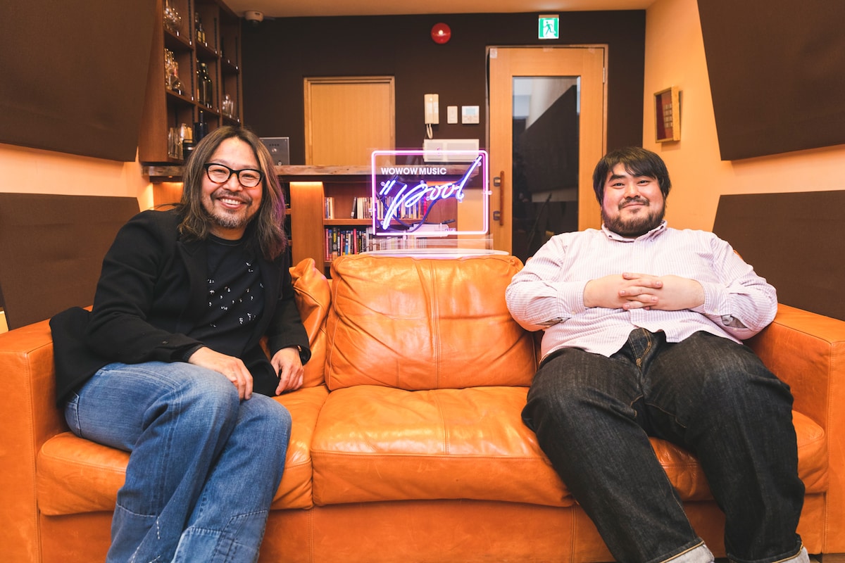 左から曽我部恵一、澤部渡（スカート）。