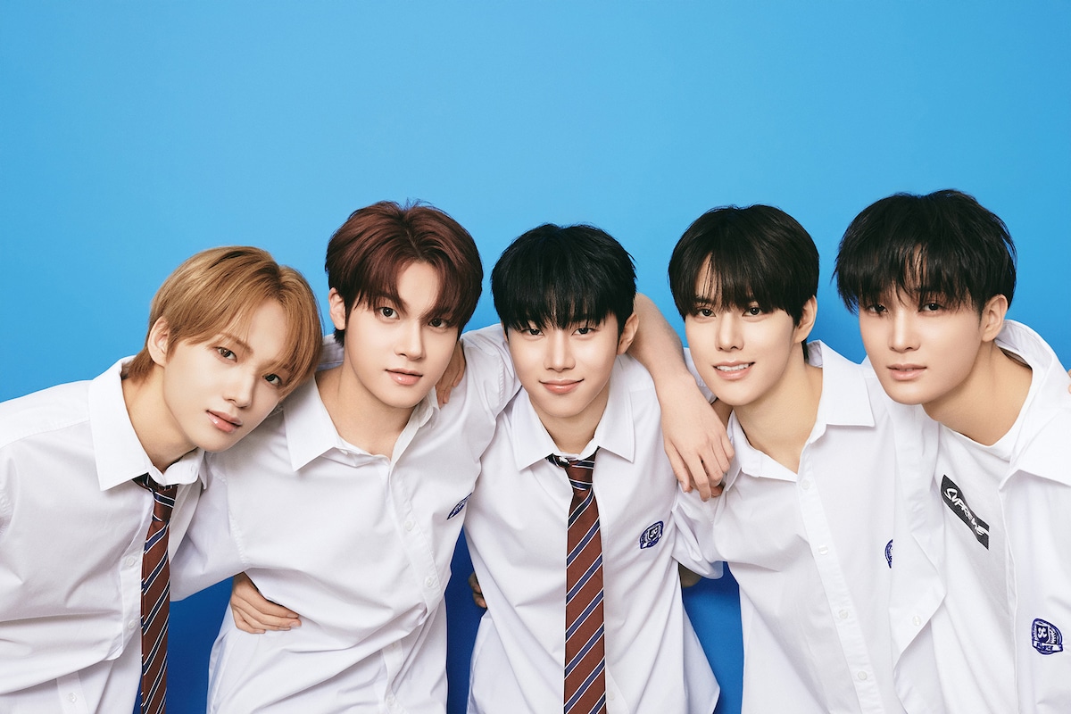 xikersの“ヒョンライン（兄組）”。左からMINJAE、JUNMIN、HYUNWOO、JINSIK、SUMIN。