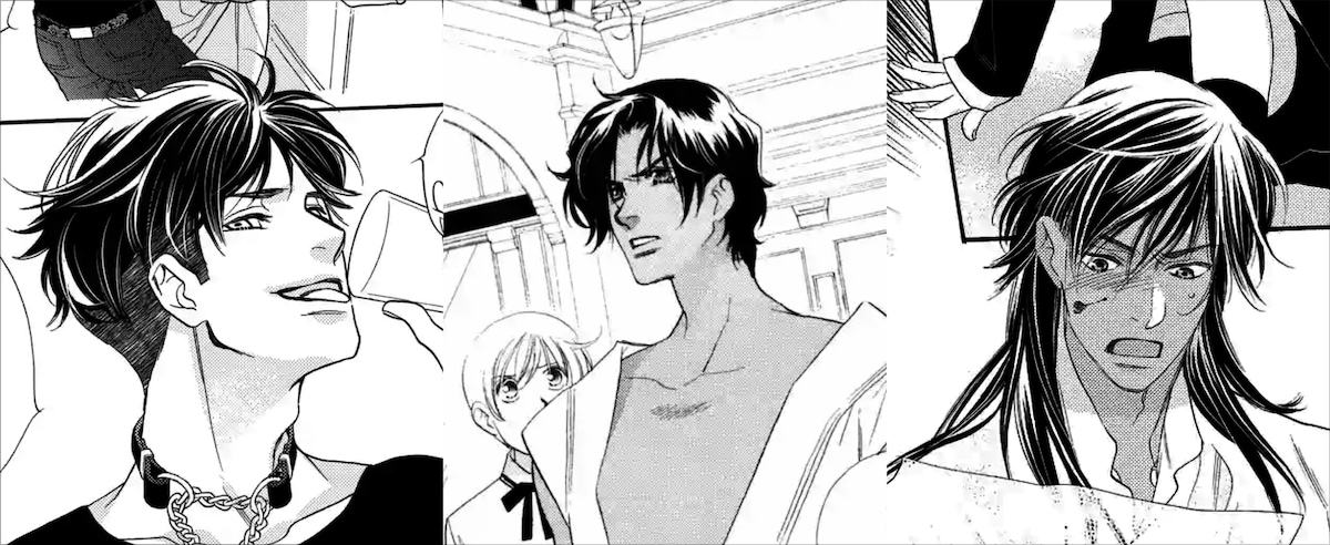 左からアキラ、アッサム、ガウェイン。