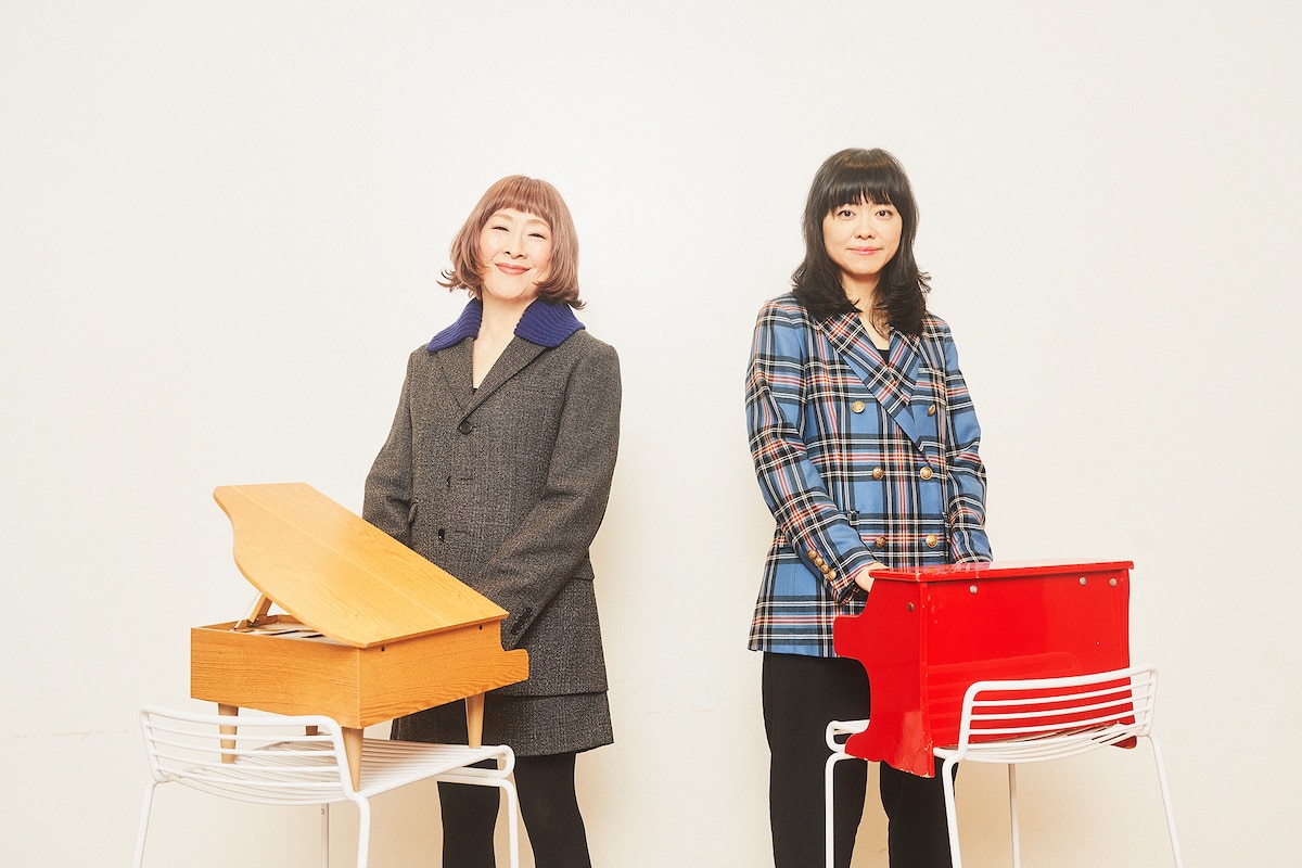 左から矢野顕子、上原ひろみ。