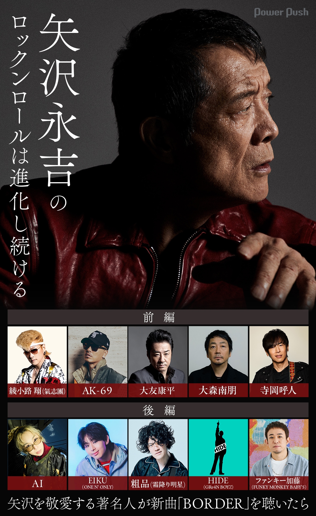 矢沢永吉を敬愛する著名人10人が新曲「BORDER」を聴いたら - 音楽