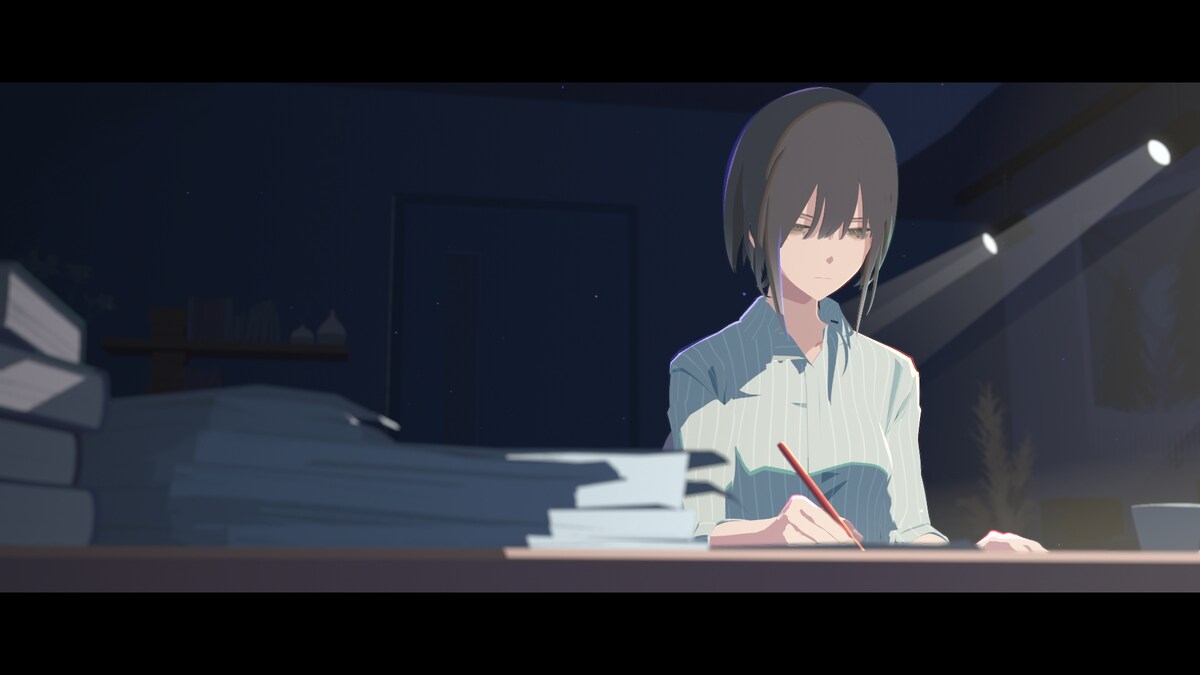 「数分間のエールを」より、織重夕。