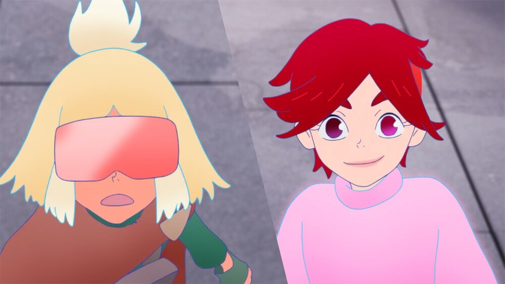 左からハック、ベリィ。メインキャラクターの名前も「ハックルベリー・フィンの冒険」が由来になっている。