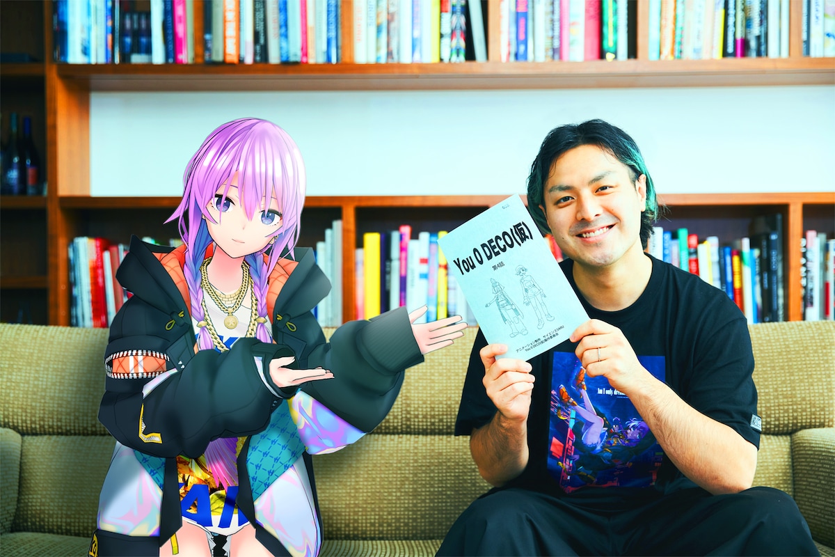 左からココロヤミ、Taahii。