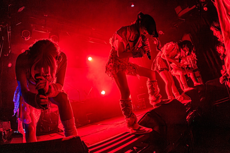 「??カ国 ??都市 日の本も飛び出し～増変侵喰愛rosion～TOUR」の様子。