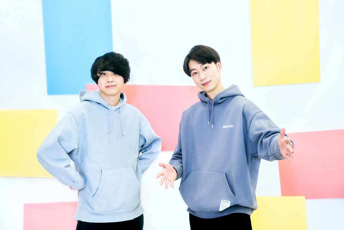 左からぜったくん、金田哲。