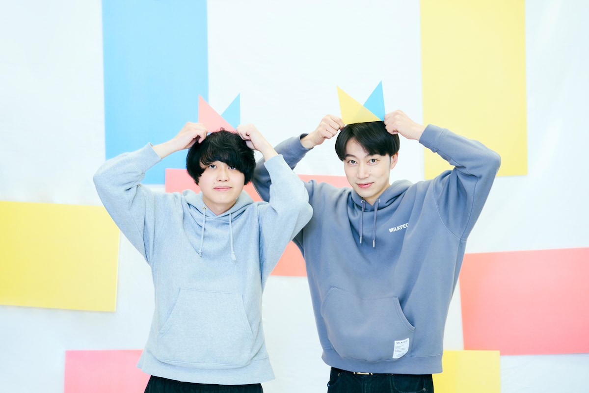 左からぜったくん、金田哲。