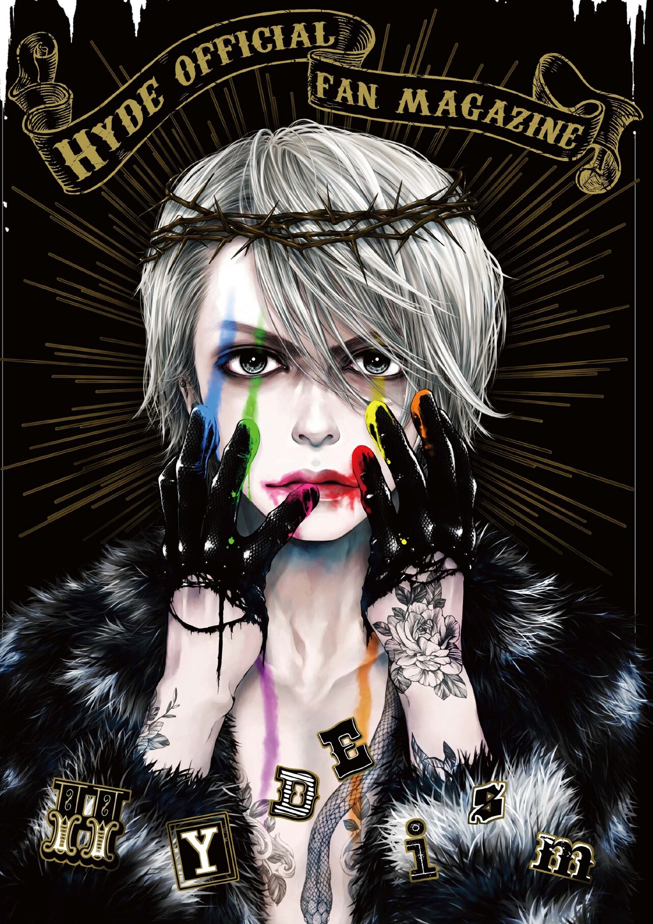 HIRO　hide hydeファンアートイラスト（原画） HIRO様専用 hide hydeファンアートイラスト（原画） - イラスト