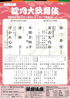 「四月大歌舞伎」